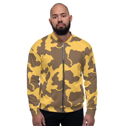 Yemeni Two Color Rock Desert CAMO Unisex Bomber Jacket