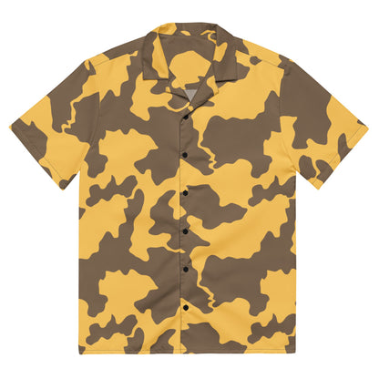 Yemeni Two Color Rock Desert CAMO Unisex button shirt - 2XS - Button Shirt