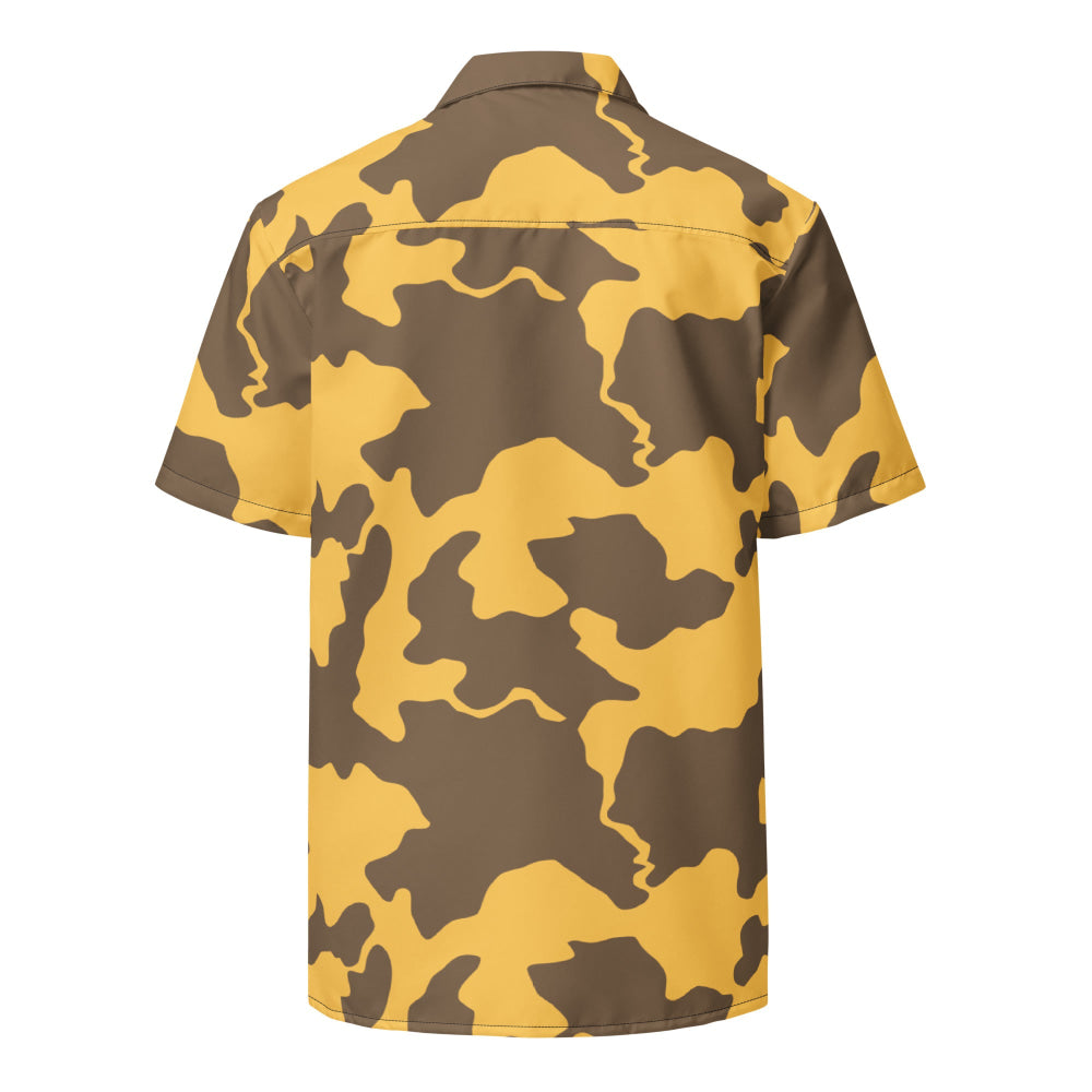 Yemeni Two Color Rock Desert CAMO Unisex button shirt - Button Shirt