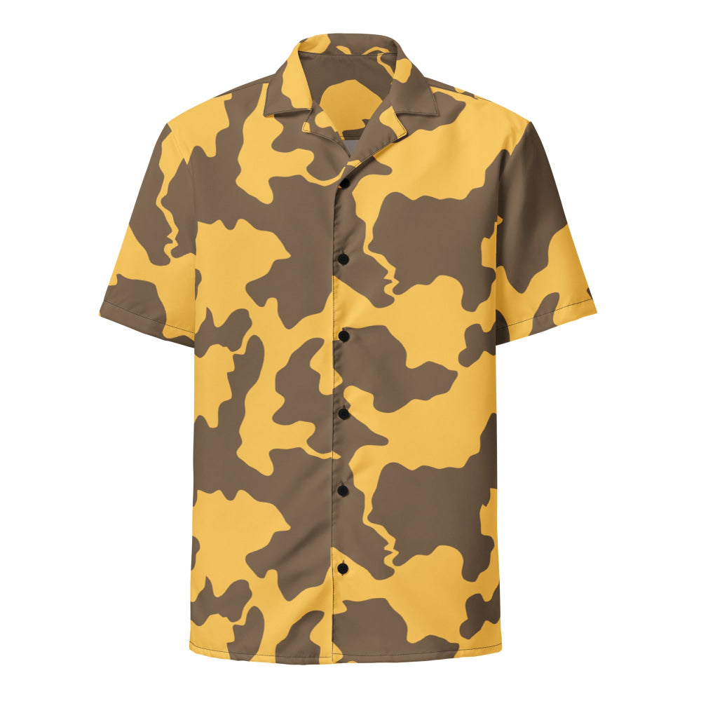 Yemeni Two Color Rock Desert CAMO Unisex button shirt - Button Shirt