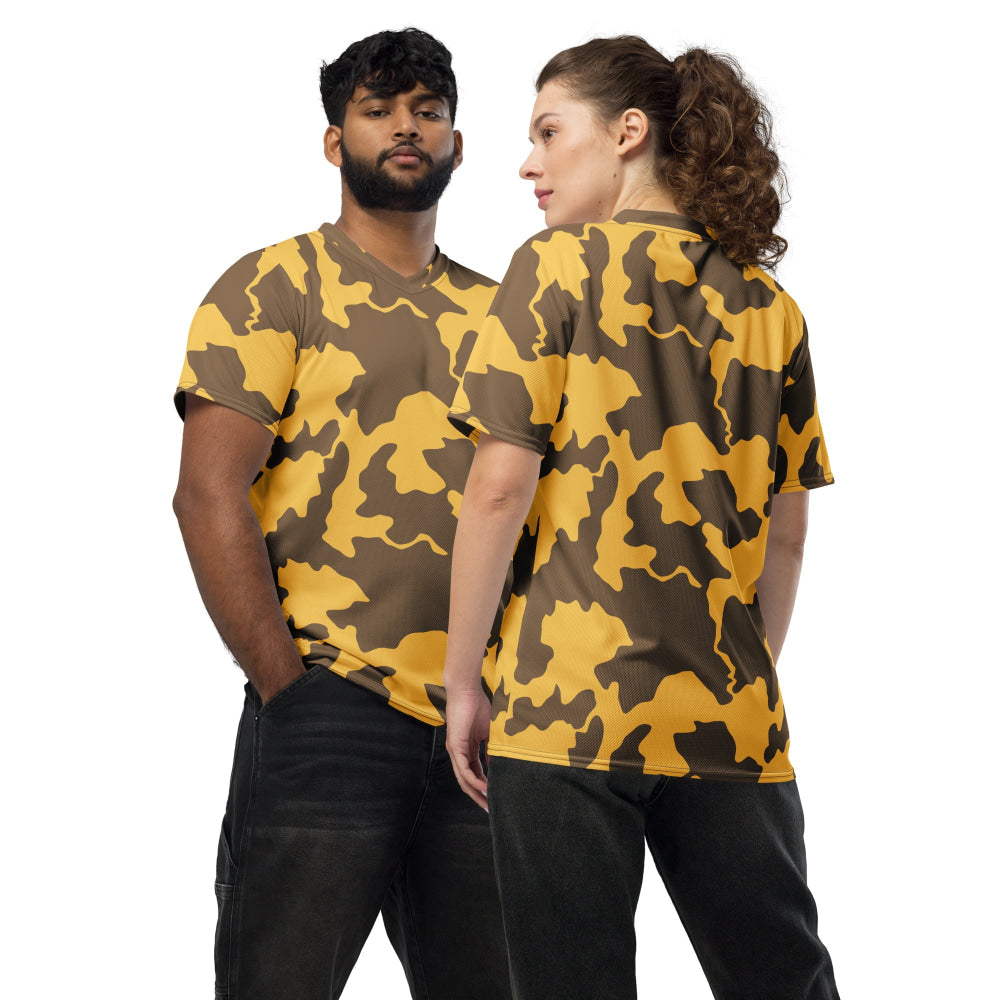 Yemeni Two Color Rock Desert CAMO unisex sports jersey - 2XS - Unisex Sports Jersey