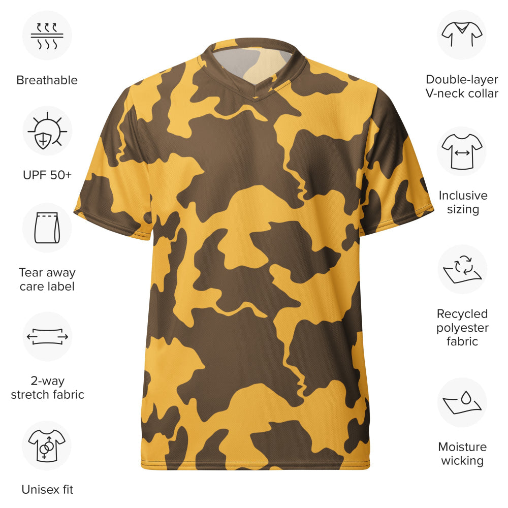 Yemeni Two Color Rock Desert CAMO unisex sports jersey - Unisex Sports Jersey