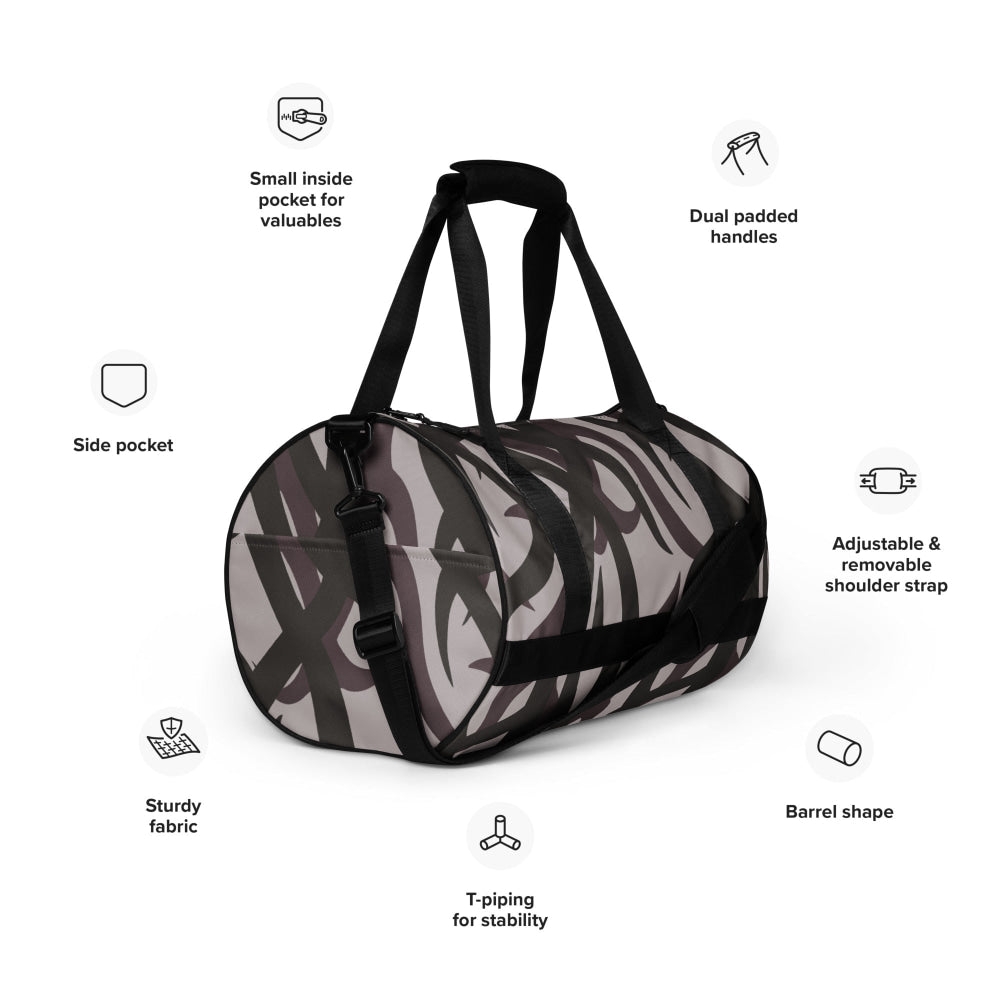 Zambian Wildlife Authority Ranger (ZAWA) Grey CAMO gym bag - Gym Bag