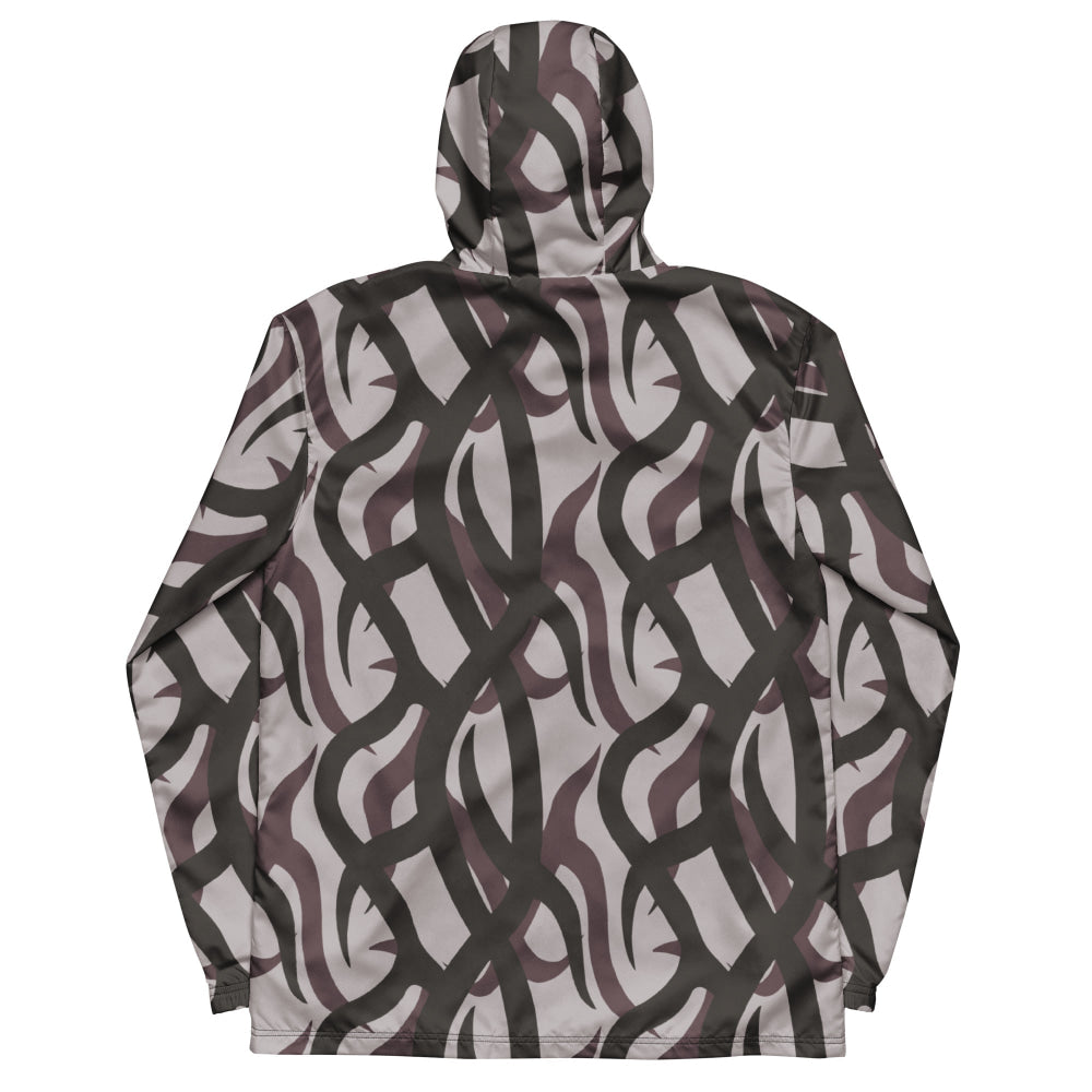 Zambian Wildlife Authority Ranger (ZAWA) Grey CAMO Men’s windbreaker - Mens Windbreaker