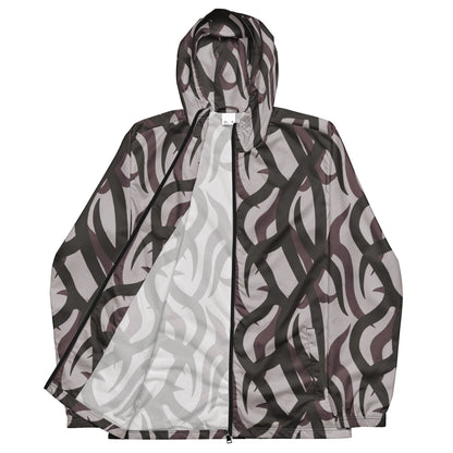 Zambian Wildlife Authority Ranger (ZAWA) Grey CAMO Men’s windbreaker - Mens Windbreaker