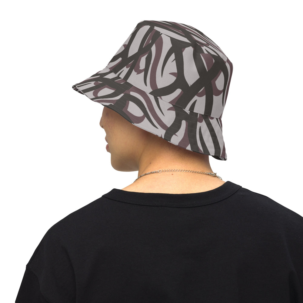 Zambian Wildlife Authority Ranger (ZAWA) Grey CAMO Reversible bucket hat - Bucket Hat