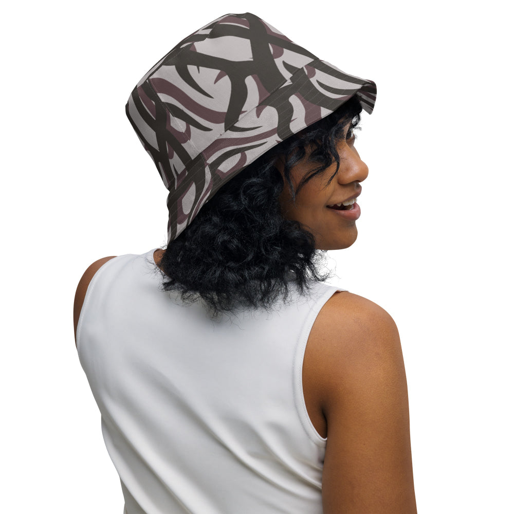 Zambian Wildlife Authority Ranger (ZAWA) Grey CAMO Reversible bucket hat - Bucket Hat