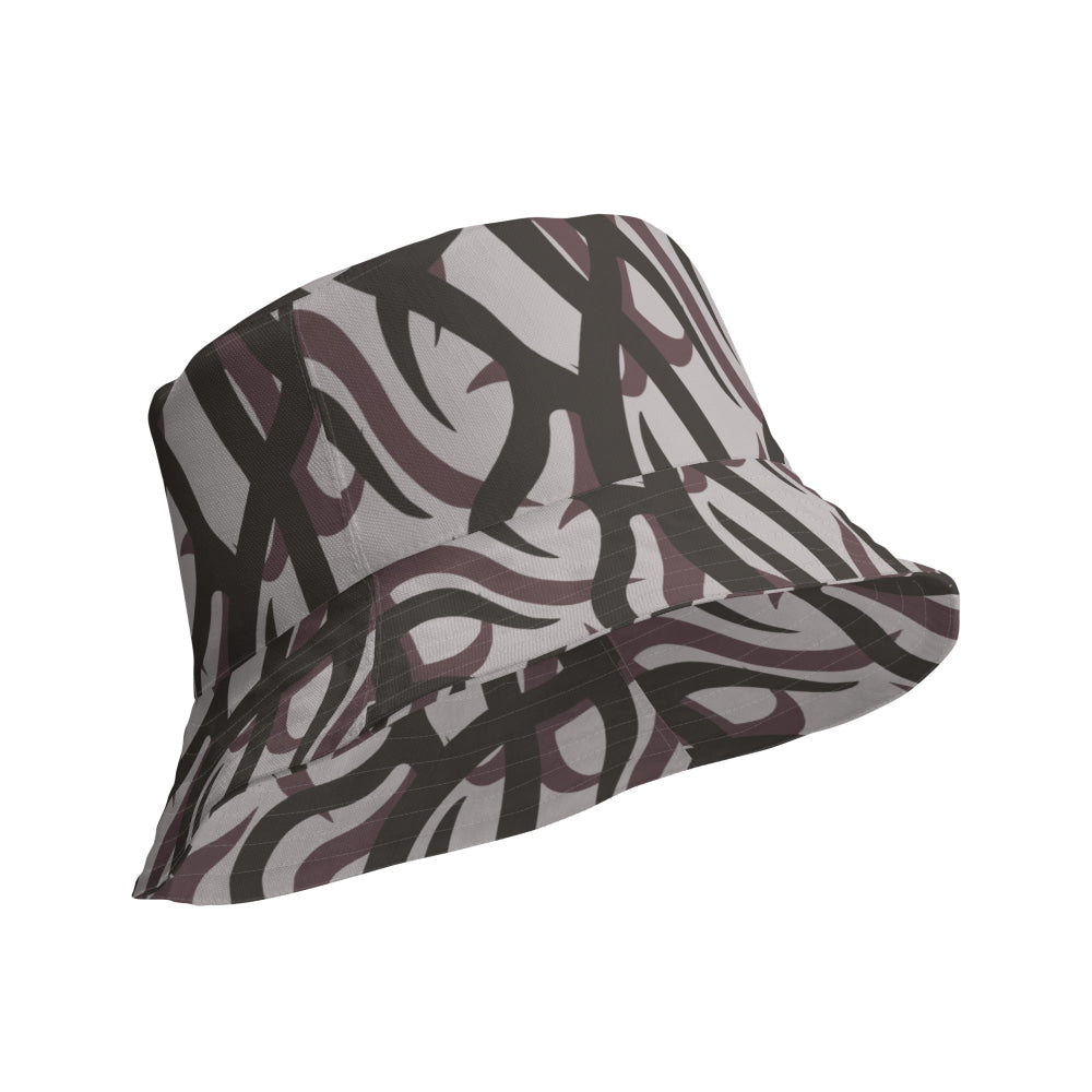 Zambian Wildlife Authority Ranger (ZAWA) Grey CAMO Reversible bucket hat - Bucket Hat