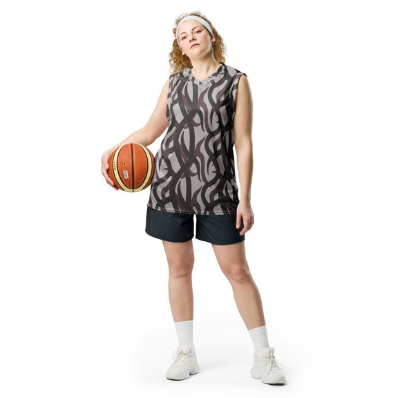 Zambian Wildlife Authority Ranger (ZAWA) Grey CAMO unisex basketball jersey