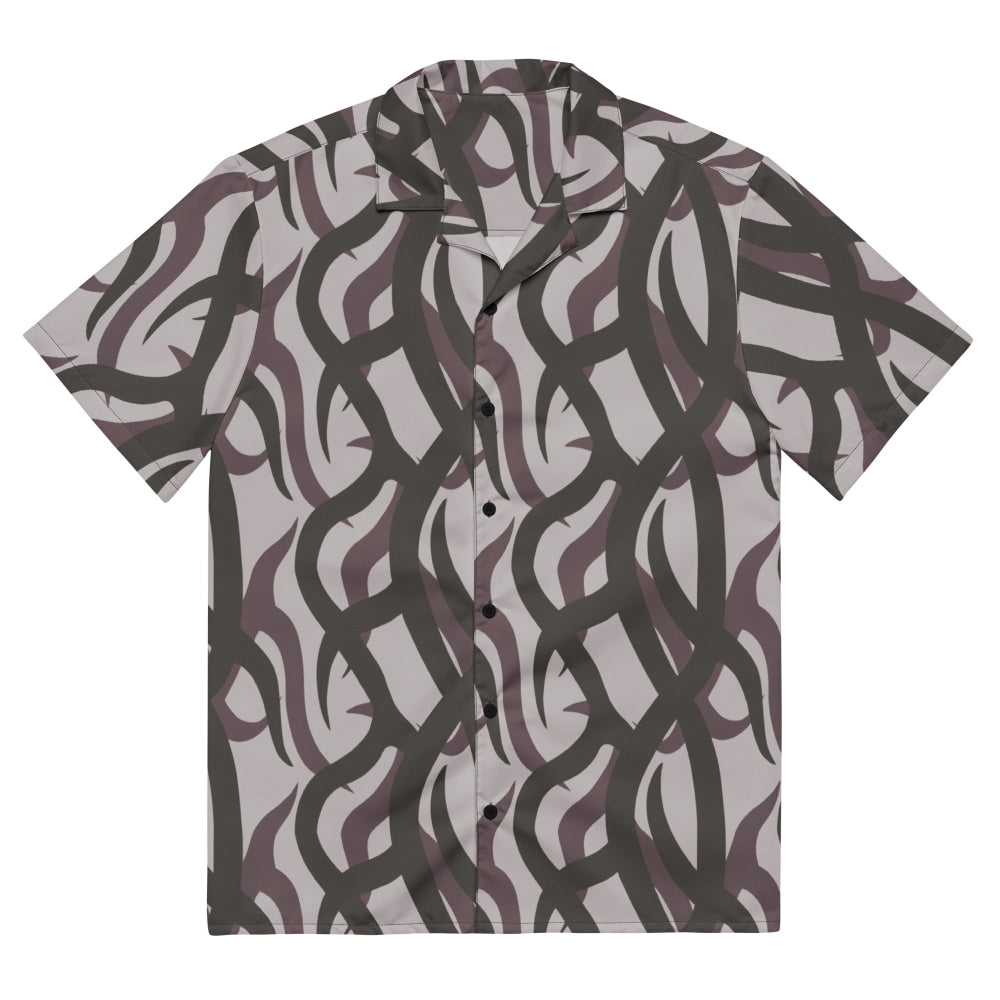 Zambian Wildlife Authority Ranger (ZAWA) Grey CAMO Unisex button shirt - 2XS - Button Shirt