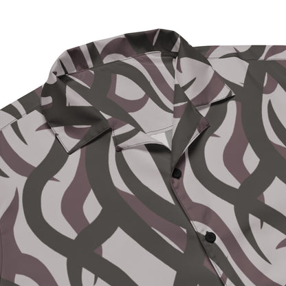 Zambian Wildlife Authority Ranger (ZAWA) Grey CAMO Unisex button shirt - Button Shirt