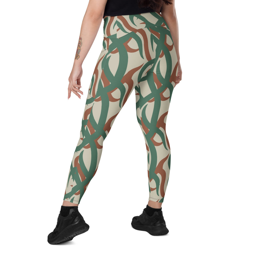 Zambian Wildlife Authority Ranger (ZAWA) CAMO Leggings with pockets - Womens With Pockets