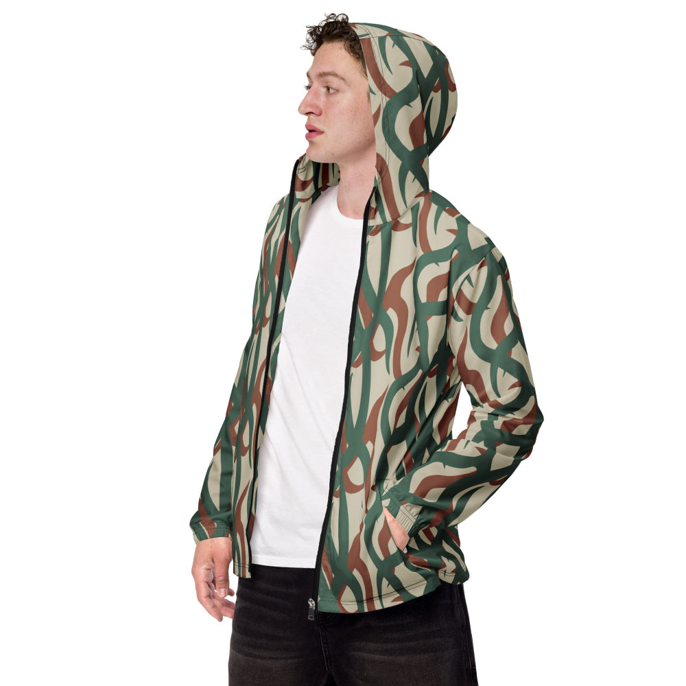 Zambian Wildlife Authority Ranger (ZAWA) CAMO Men’s windbreaker - XS - Mens Windbreaker