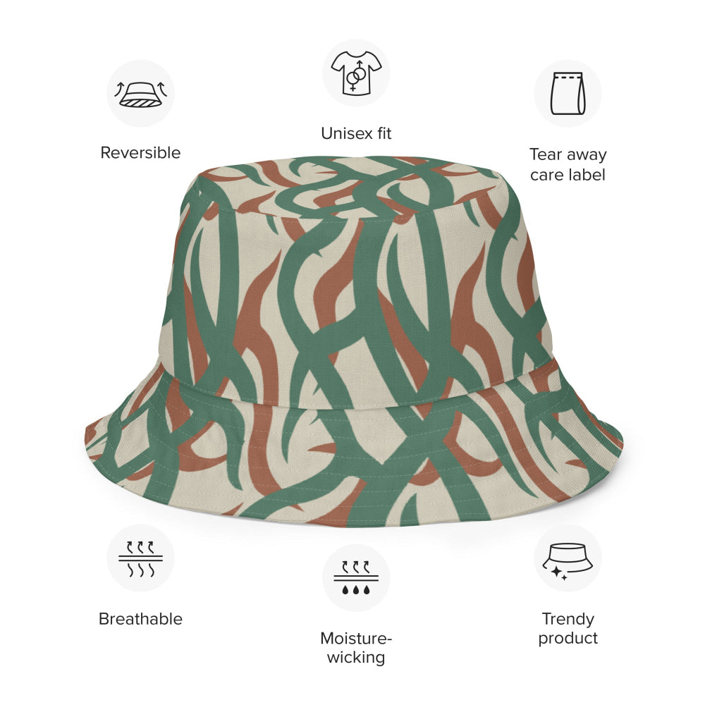 Zambian Wildlife Authority Ranger (ZAWA) CAMO Reversible bucket hat - Bucket Hat