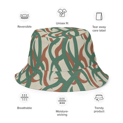 Zambian Wildlife Authority Ranger (ZAWA) CAMO Reversible bucket hat - Bucket Hat