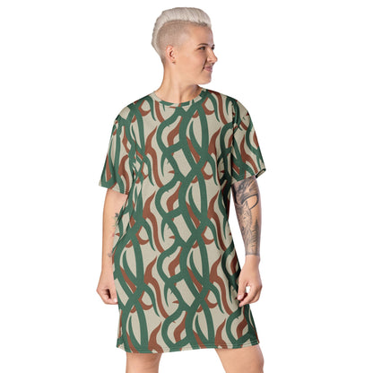 Zambian Wildlife Authority Ranger (ZAWA) CAMO T-shirt dress - 2XS - Womens T-Shirt Dress