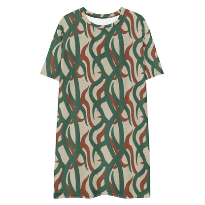 Zambian Wildlife Authority Ranger (ZAWA) CAMO T-shirt dress - Womens T-Shirt Dress