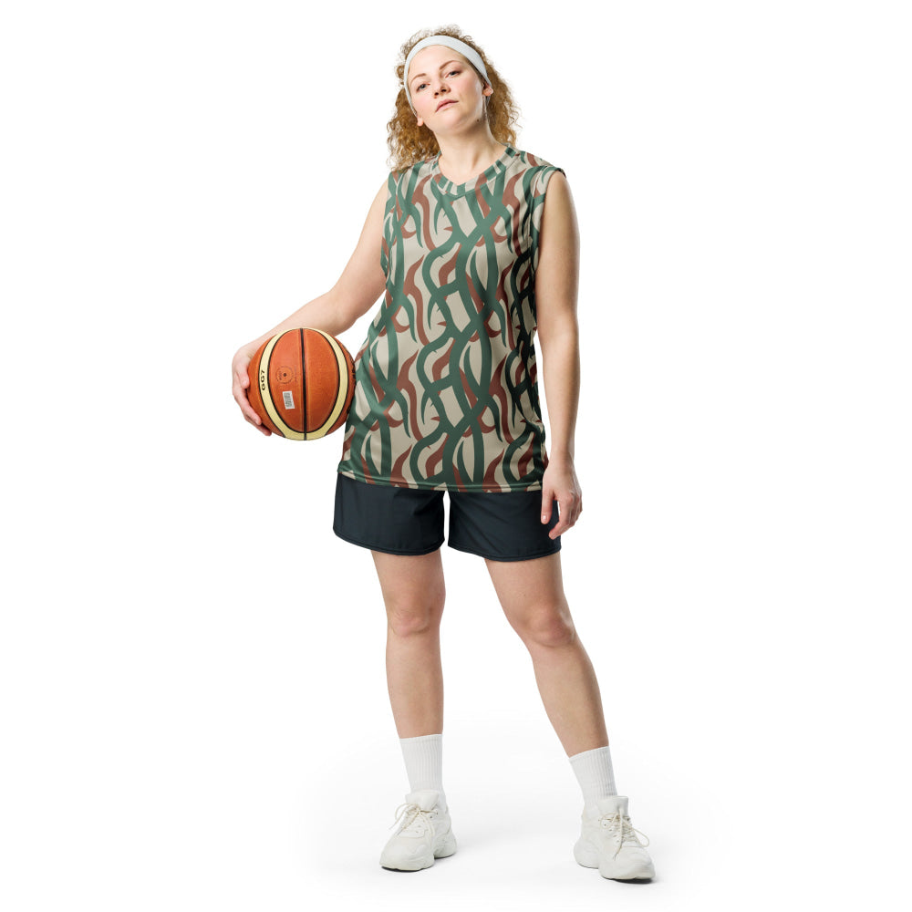 Zambian Wildlife Authority Ranger (ZAWA) CAMO unisex basketball jersey - Unisex Basketball Jersey