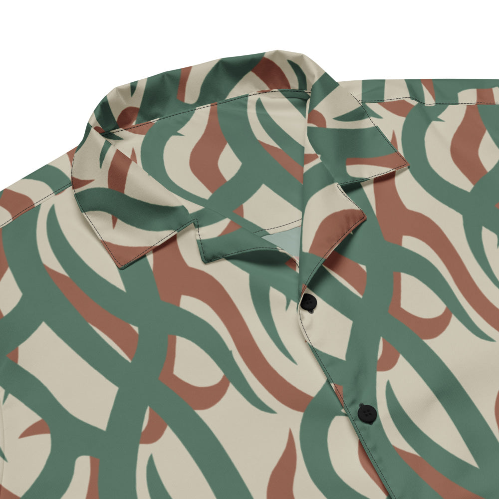 Zambian Wildlife Authority Ranger (ZAWA) CAMO Unisex button shirt - Button Shirt