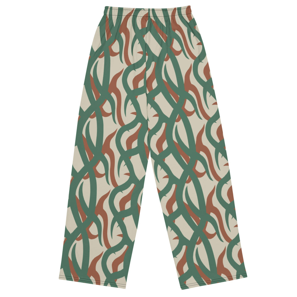 Zambian Wildlife Authority Ranger (ZAWA) CAMO unisex wide-leg pants - Unisex Wide-Leg Pants