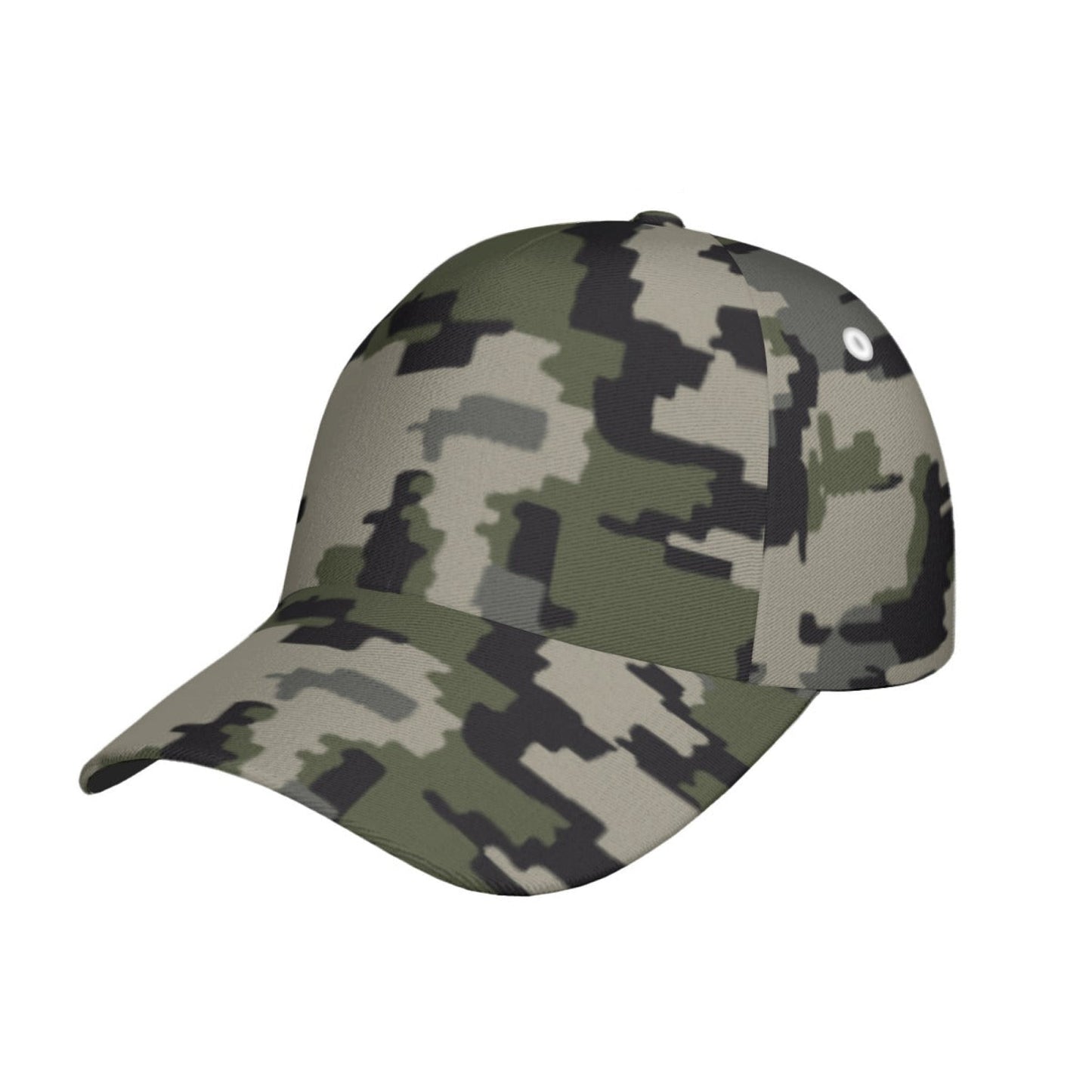 Alpine Invader CAMO Snapback Ball Cap - U / White