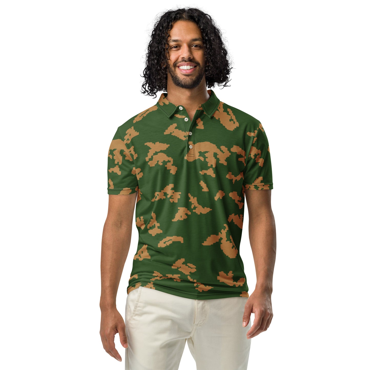 Russian KLMK Sunray Berezhka CAMO Men’s slim fit polo