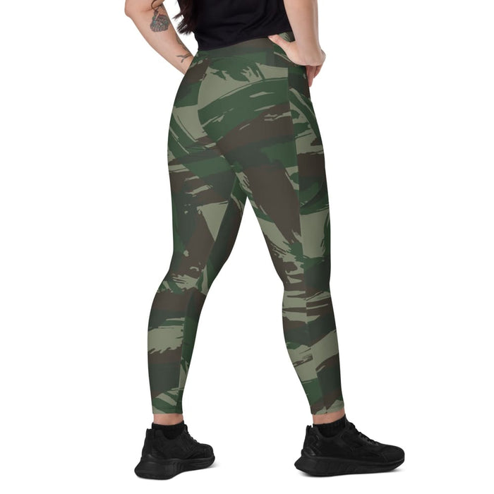 French Foreign Legion Lizard CAMO Women’s Leggings with pockets - 2XS