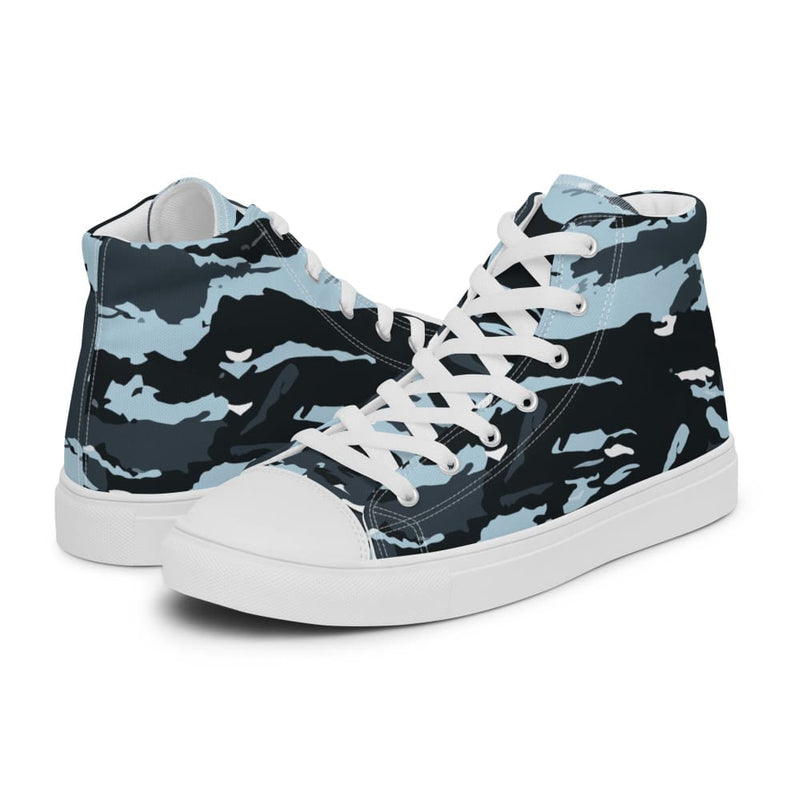 Russian OMON Special Police Force CAMO Men’s high top canvas shoes - 5