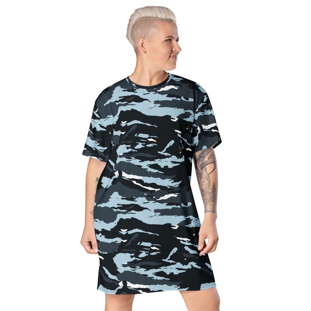 Russian OMON Special Police Force CAMO T-shirt dress - 2XS