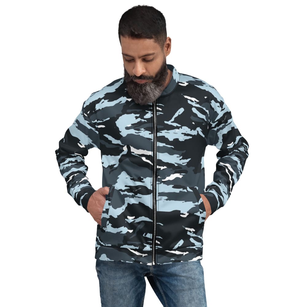 Russian OMON Special Police Force CAMO Unisex Bomber Jacket