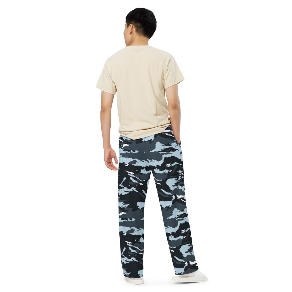 Russian OMON Special Police Force CAMO unisex wide-leg pants