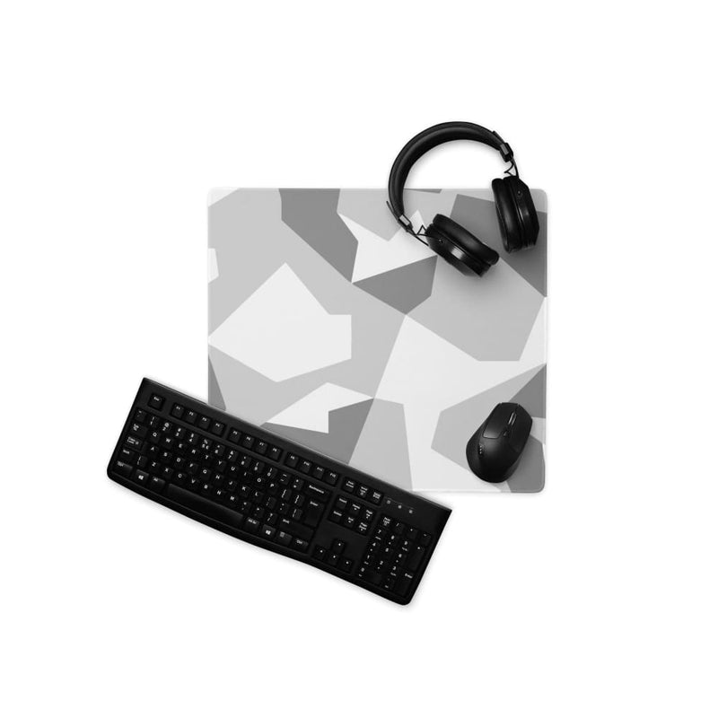 Swedish M90 Snow CAMO Gaming mouse pad - 18″×16″