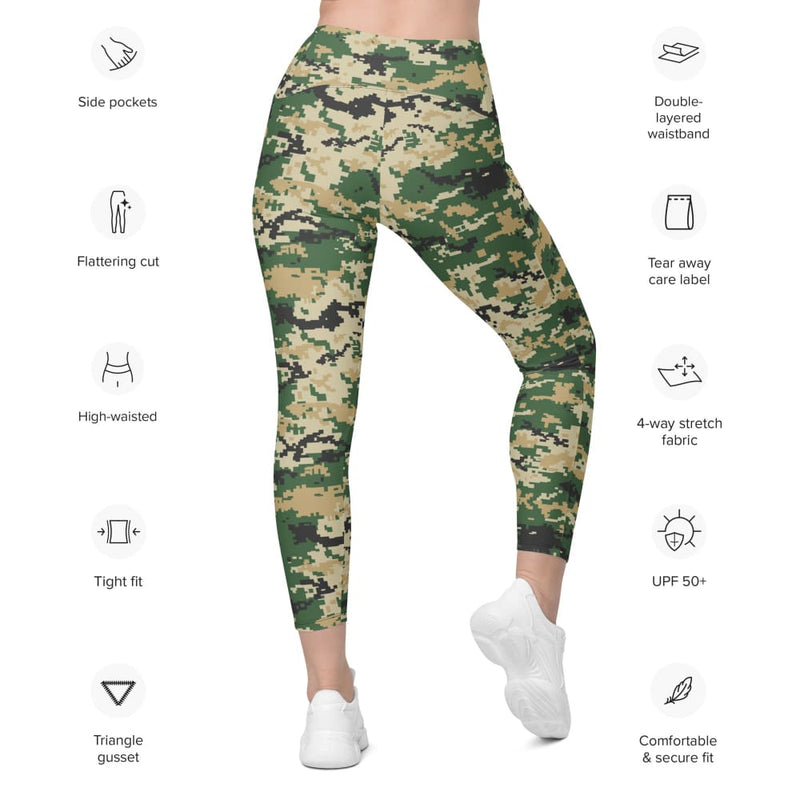 Ukrainian MM14 Multi-Terrain CAMO Women’s Leggings with pockets
